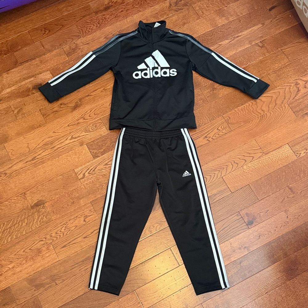 Adidas Black and White Athletic Set